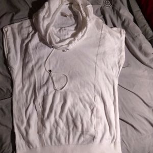 Cowl neck sleeveless top